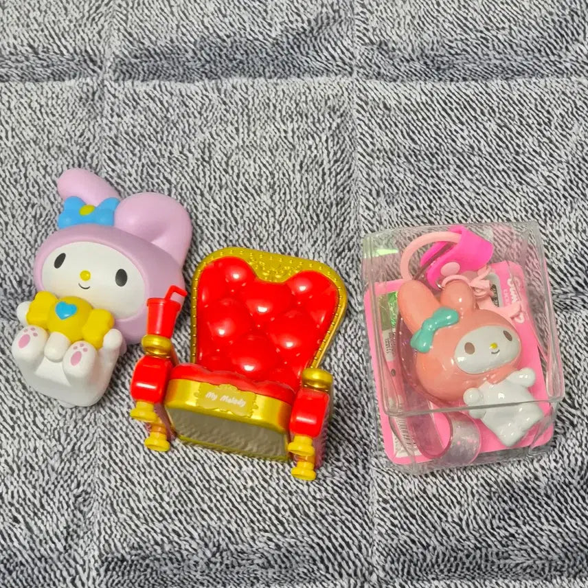[BUNJANG] My Melody "Movie Theater" Figure &amp; Keyring Set / 마이멜로디 영화관 피규어 키링