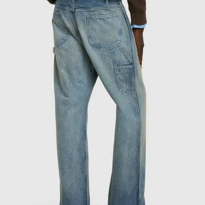 [BUNJANG] Auralee 24AW Selvedge Faded Heavy Denim Painter Pants / [5] 오라리 24aw 셀비지 페이디드 헤비 데님 페인터 팬츠