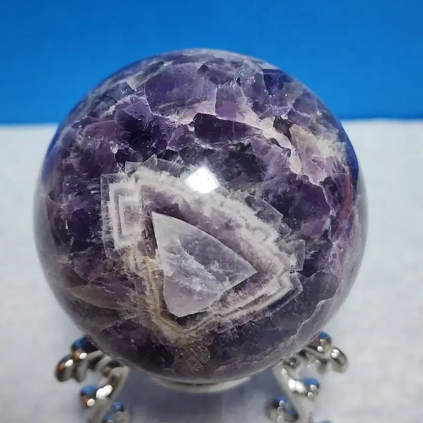 [BUNJANG] Natural Amethyst Sphere with Stand / 천연 자수정 구체+받침대