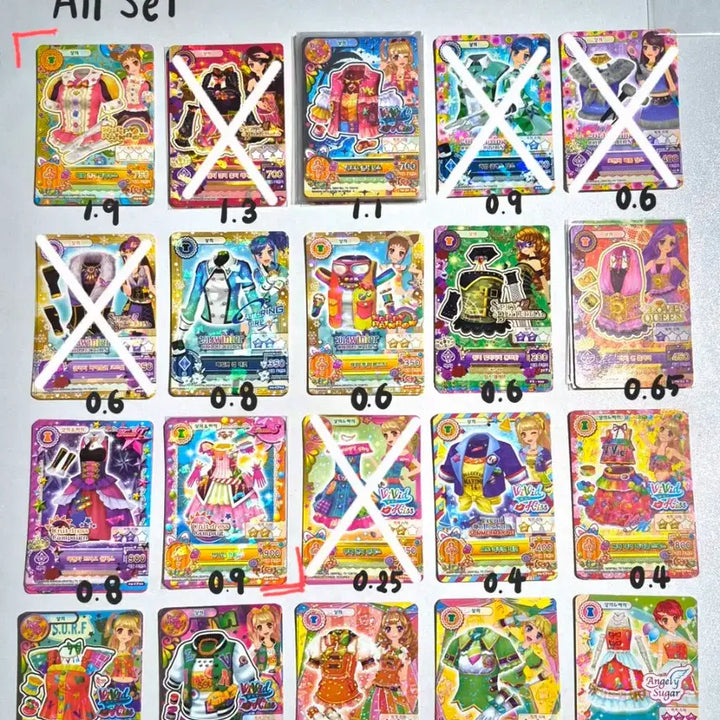 [BUNJANG] Aikatsu Japanese and Korean Cards Bulk Sale / 아이카츠 한 일판 카드 대량 판매