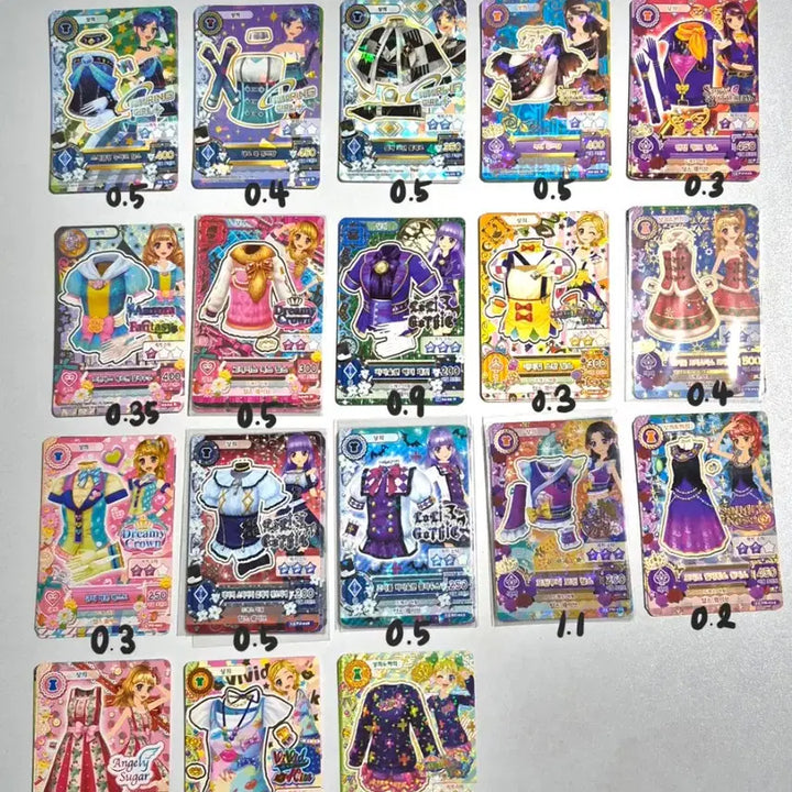 [BUNJANG] Aikatsu Japanese and Korean Cards Bulk Sale / 아이카츠 한 일판 카드 대량 판매
