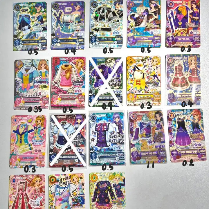 [BUNJANG] Aikatsu Japanese and Korean Cards Bulk Sale / 아이카츠 한 일판 카드 대량 판매