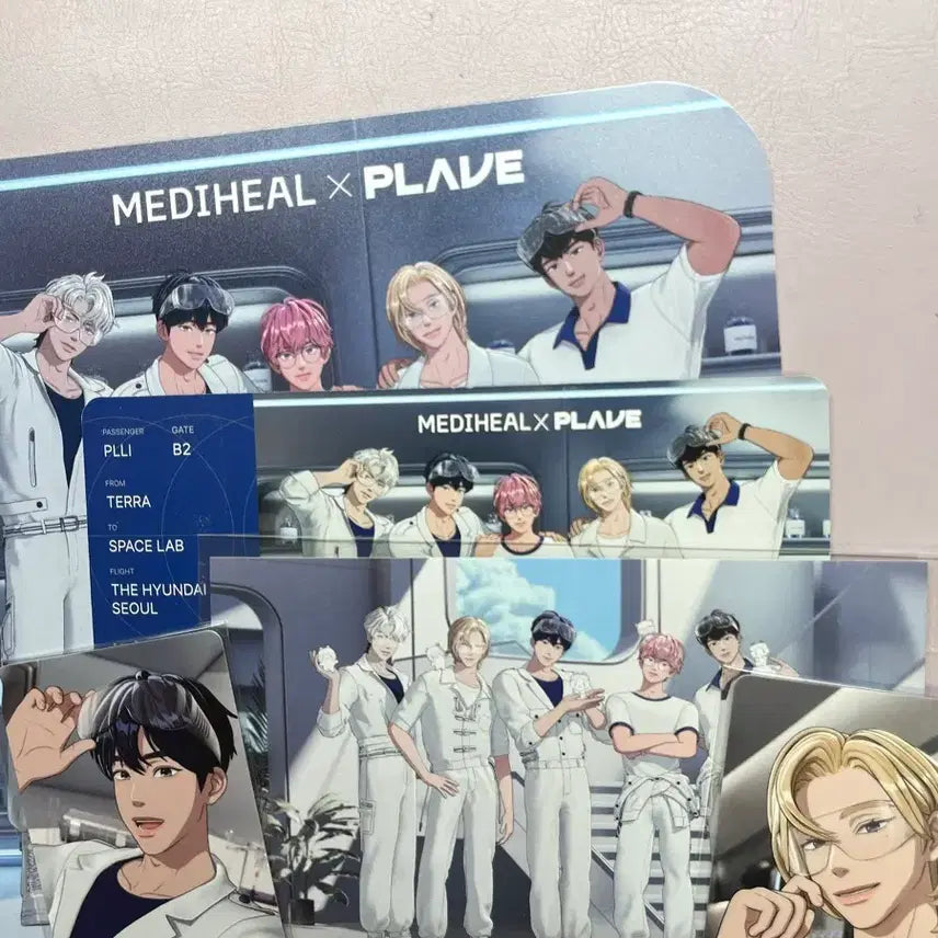 [BUNJANG] PLAVE Mediheal Matangju Photocard &amp; Goods Bundle (Sealed) / 미개봉)플레이브 메디힐 맛탕쥬 포카,굿즈