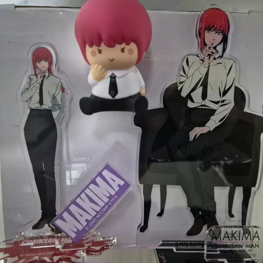 [BUNJANG] Chainsaw Man Makima Acrylic Stand &amp; Gacha Bundle Set / 체인소맨 마키마 아크릴 스탠드, 가챠 일괄