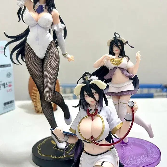 [BUNJANG] Overlord Albedo Figure 3-Set / [풀박스+포장재있음] 오버로드 알베도 피규어 3종 세트