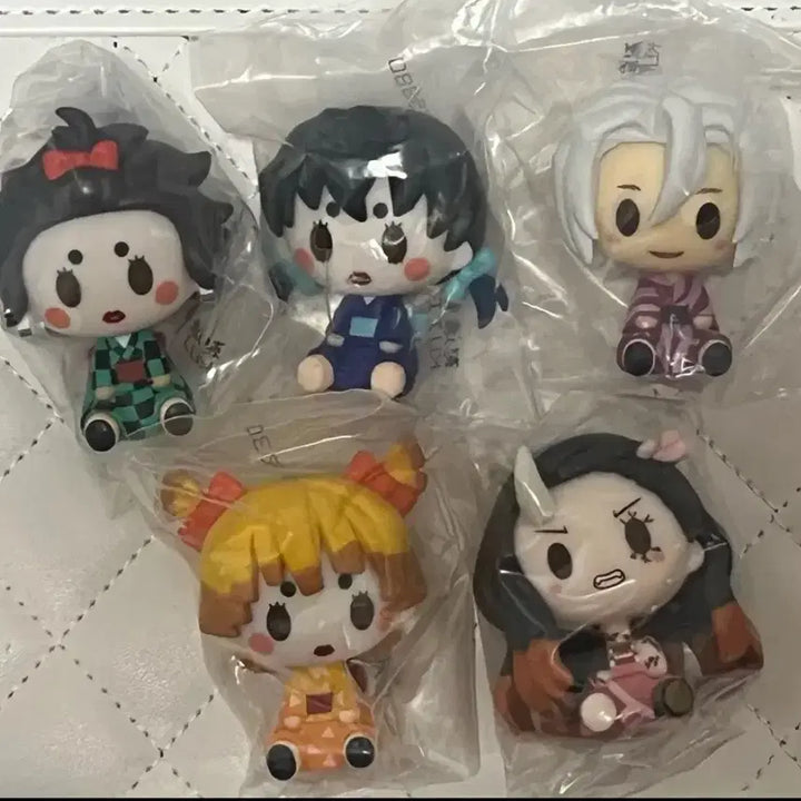 [BUNJANG] Demon Slayer Choco-Noco Figure - Entertainment District Arc Full Set (Sealed) / (미개봉) 귀멸의칼날 제일복권 초코노코 피규어 유곽 풀세트