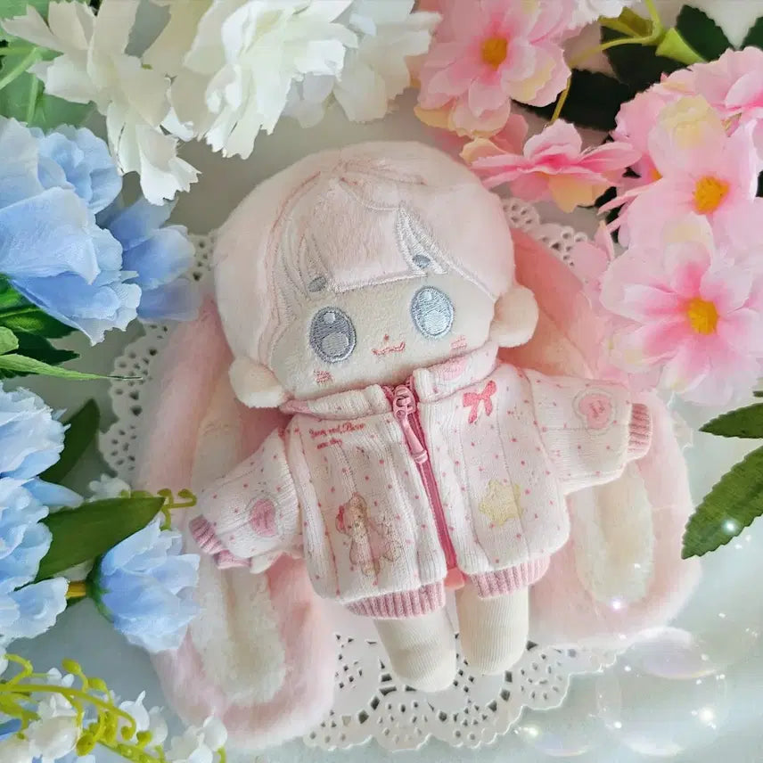 [BUNJANG] Sweet Closet 10th Gen Sweet Jersey Pink Knit Outfit / 스윗클로젯 10깅 스윗저지 핑크 - 핑크시보리 10cm 솜인형 옷장