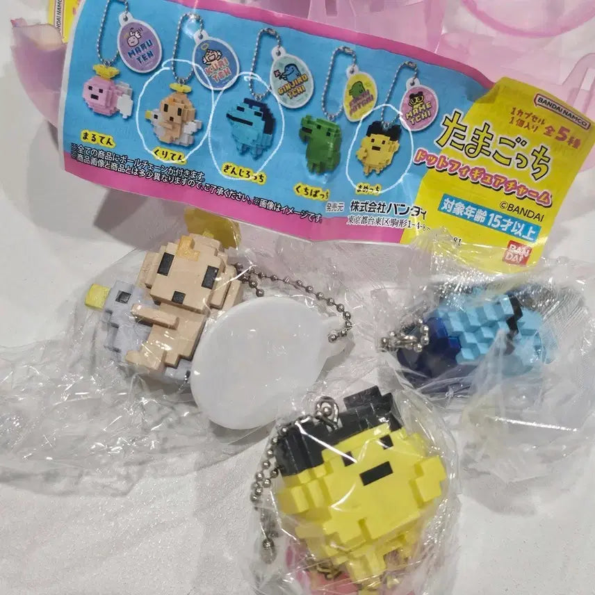 [BUNJANG] Tamagotchi Pixel Gacha 3-Type Bundle Set (Sealed) / 미개봉새상품)다마고치픽셀가챠 3종일괄