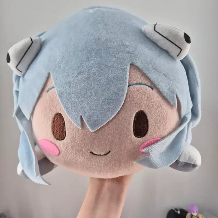 [BUNJANG] Evangelion Ayanami Rei Nesoberi Jumbo Plush Doll / [택O]에반게리온 아야나미레이 네소베리점보인형 레이누이 레이인형
