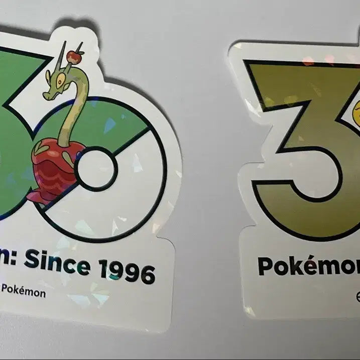 [BUNJANG] Pokemon 30th Anniversary Logo Sticker Set (Terastal) / 포켓몬 30주년 로고 스티커 테라파고스 외 3종