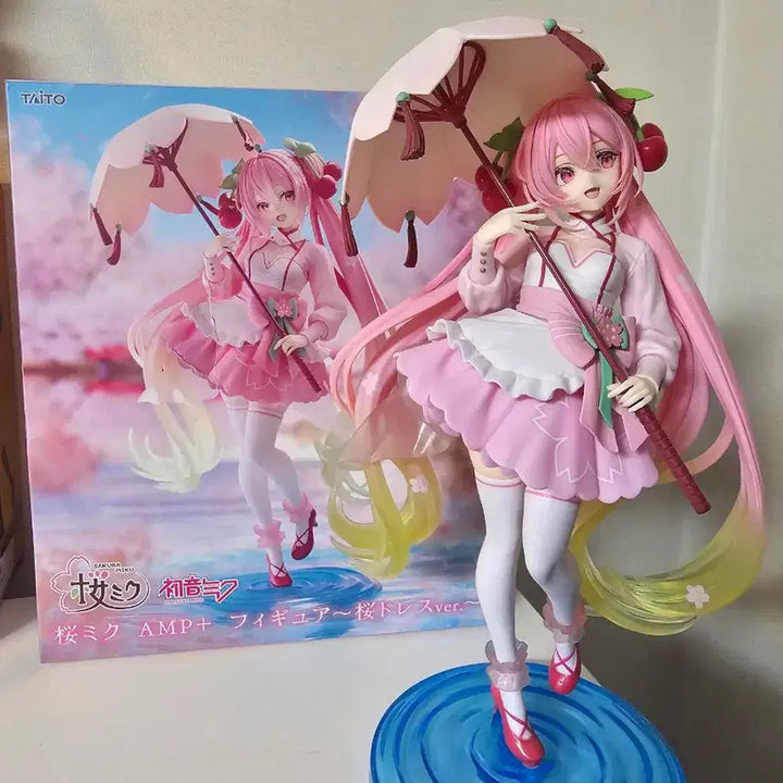 [BUNJANG] Hatsune Miku Sakura Dress Version Figure / 사쿠라 드레스 버전 하츠네 미쿠 피규어