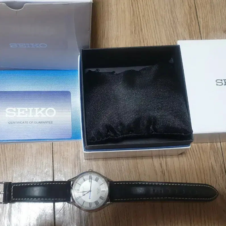 [SOLD OUT] 세이코 Seiko SGEG97J2 드레스워치 블랙