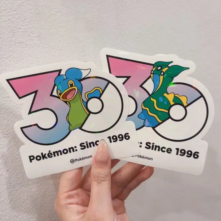 [BUNJANG] Kabuji Mud Tritodon Pokemon 30th Anniversary Sticker Set / 깝질무 트리토돈 포켓몬 30주년 스티커