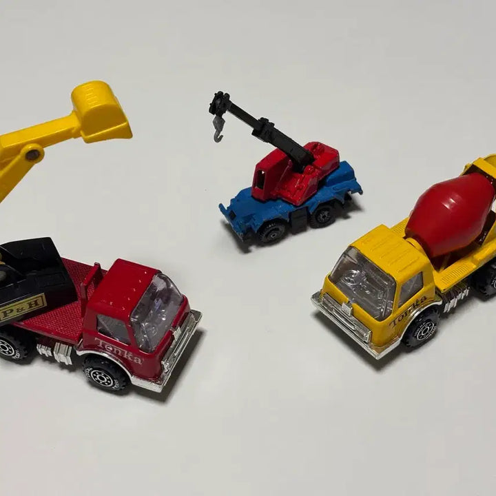 [BUNJANG] Tonka Construction Vehicles 3-Piece Set / [올드 미니카]중장비 차량 3종 (톤카)