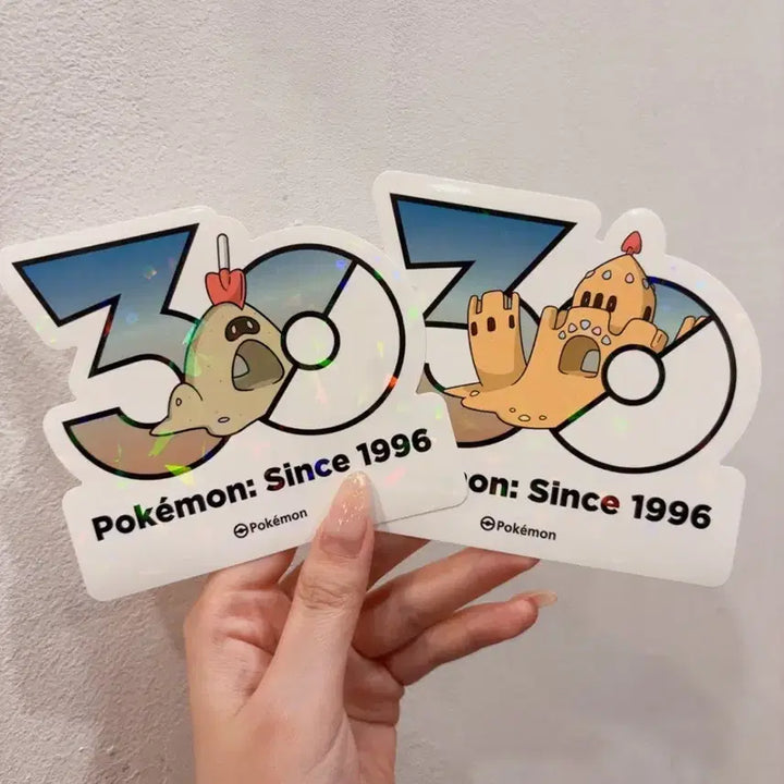 [BUNJANG] Moraeggong Moraesseongdang Pokemon 30th Anniversary Stickers / 모래꿍 포켓몬 30주년 스티커