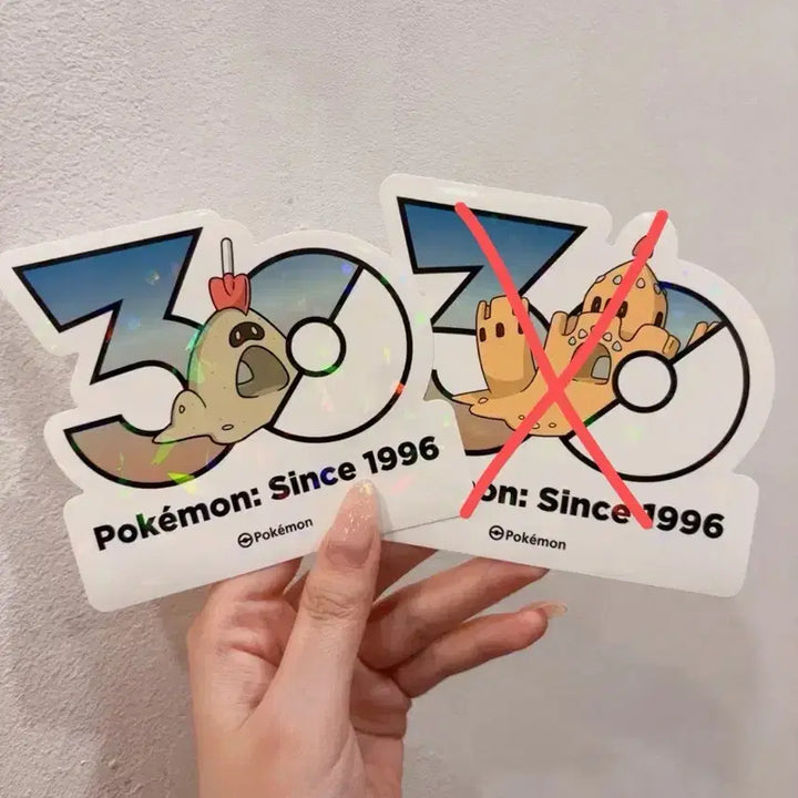 [BUNJANG] Moraeggong Moraesseongdang Pokemon 30th Anniversary Stickers / 모래꿍 포켓몬 30주년 스티커