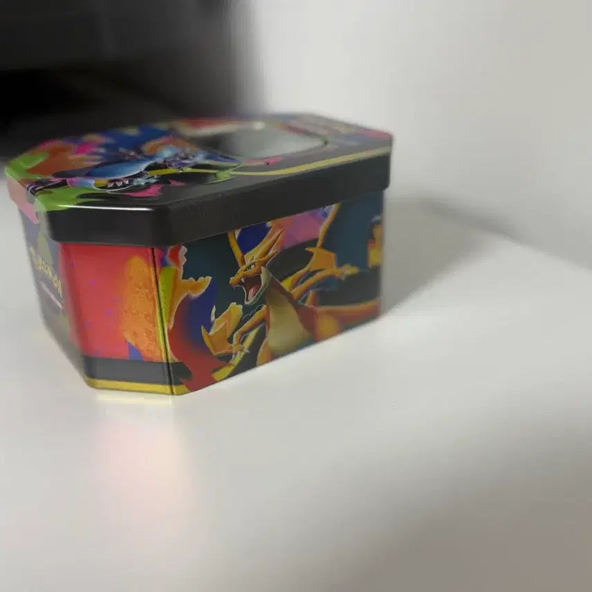 [BUNJANG] Pokemon Mega Charizard X North American Edition Tin Case / 포켓몬스터 메가리자몽 x 북미판 틴케이스