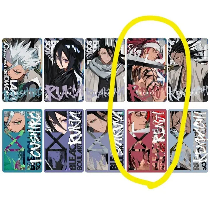 [BUNJANG] Bleach x LAM Collaboration Trading Acrylic Card - Renji Abarai / 블리치 LAM 콜라보 트레이딩 아크릴 카드 렌지 판매