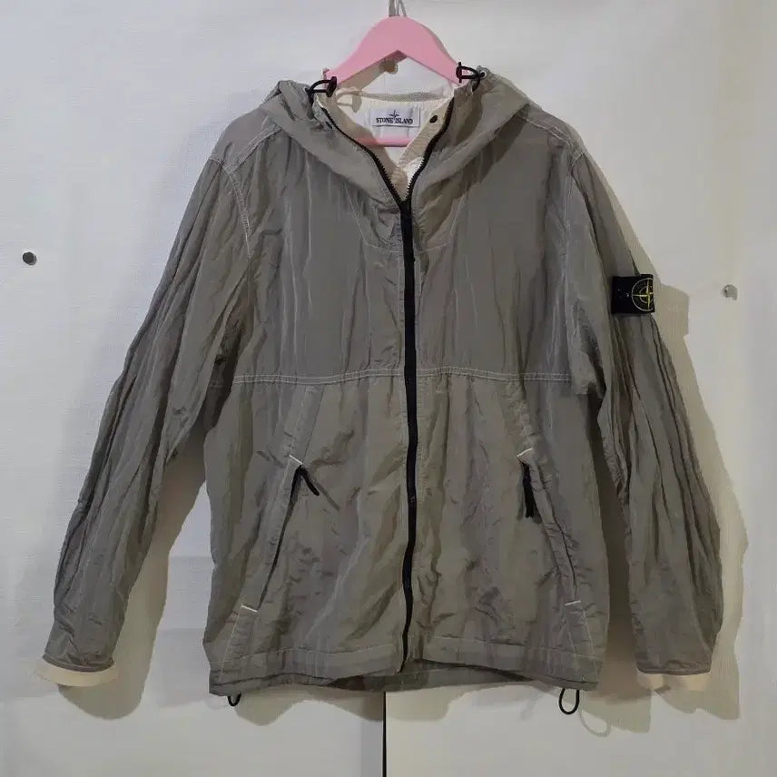 [BUNJANG] Stone Island Hooded Windbreaker Jacket / 정품 스톤아일랜드 후드 바람막이 자켓