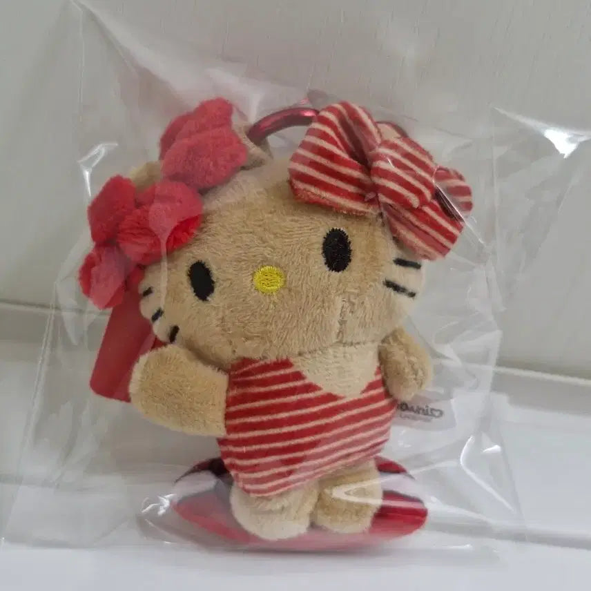 [BUNJANG] Hello Kitty Tanning Surfing Board Water Play Keychain Doll / 1명 특가 태닝 헬로키티 서핑보드 물놀이 키링 인형