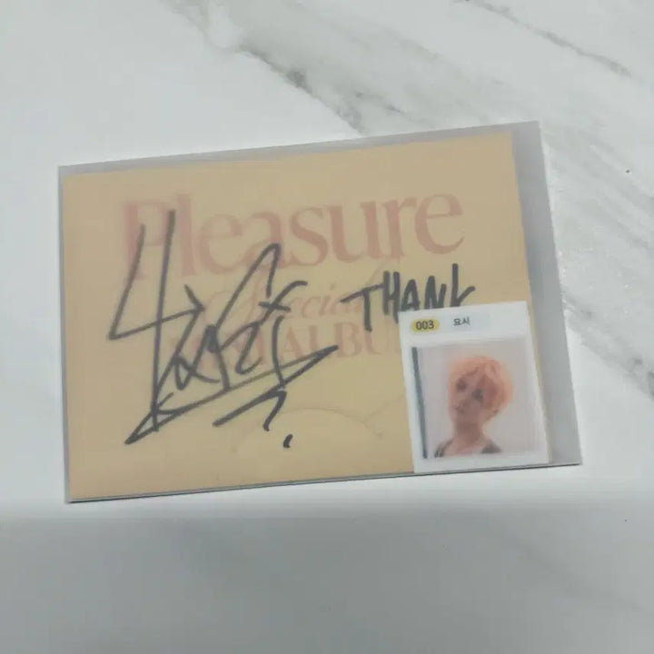 [BUNJANG] TREASURE Yoshi Signed Photocard / 트레저 요시 싸인 양도 더필라 TREASURE