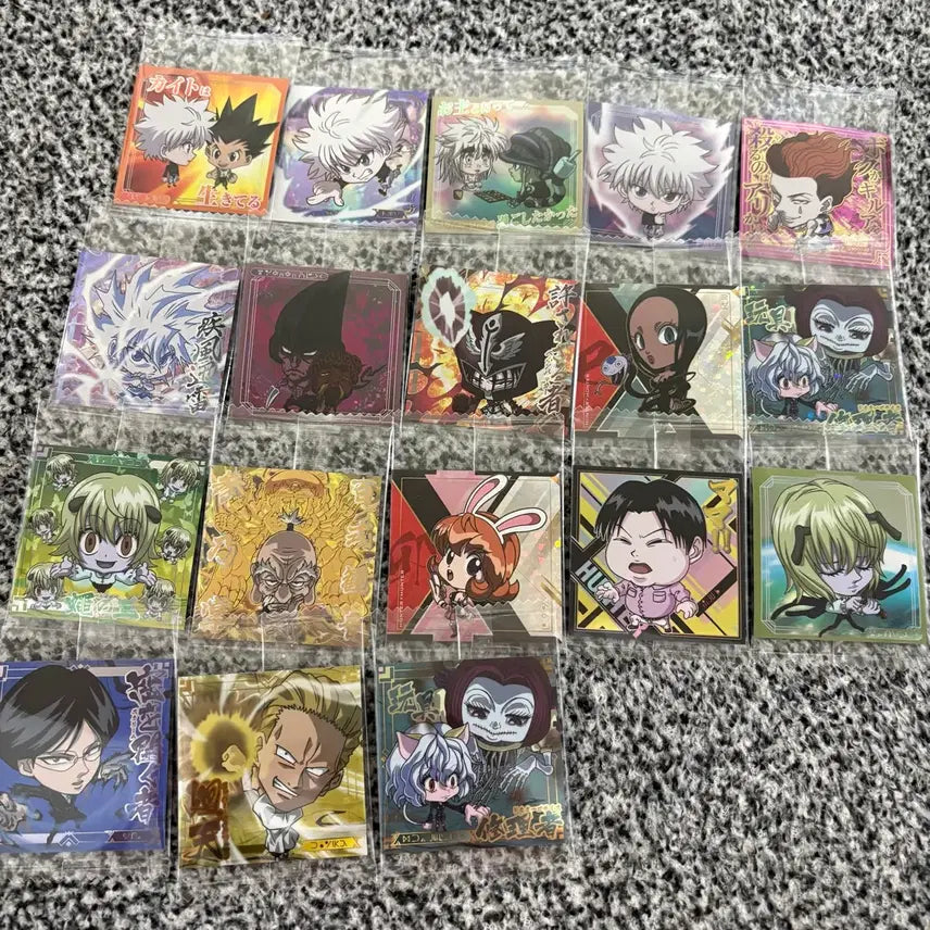 [BUNJANG] Hunter x Hunter Wafer Seal Bundle Set / 헌터x헌터 웨하스 씰 일괄