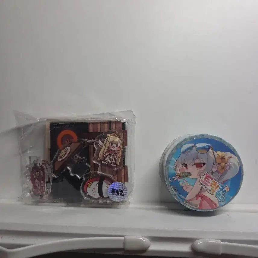 [BUNJANG] Trickul Kuukoo Acrylic Diorama + Masking Tape Set / 트릭컬 쿠우쿠우 아크릴 디오라마 + 마스킹 테이프 판매합니다