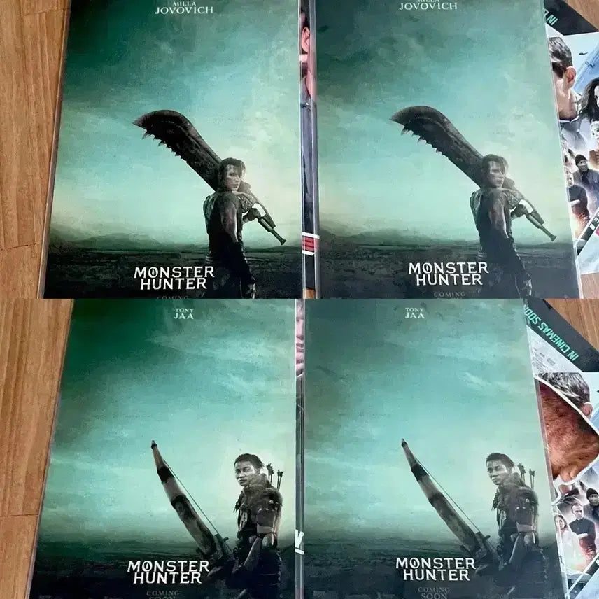 [BUNJANG] Monster Hunter A3 Poster 2-Type Package CineQ / 몬스터헌터 A3포스터 2종 패키지 씨네큐 밀라 요보비치 토니자 영화