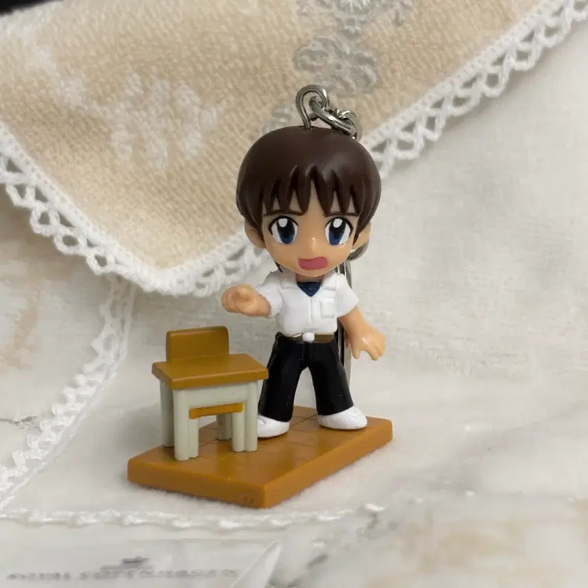 [BUNJANG] Evangelion Shinji Ikari Classic Figure Keychain / 에반게리온 이카리 신지 피규어 고전 피규어 키링