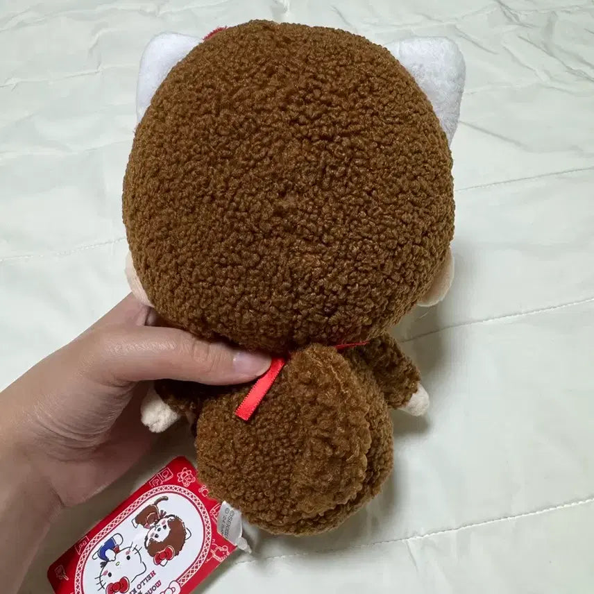 [BUNJANG] Monchhichi x Hello Kitty Collaboration Doll / 몬치치 헬로키티 콜라보 인형 택O 판매중