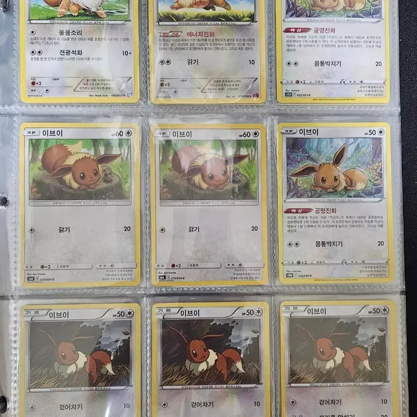 [BUNJANG] Eevee Set Pokemon Cards / 포켓몬카드 이브이 세트