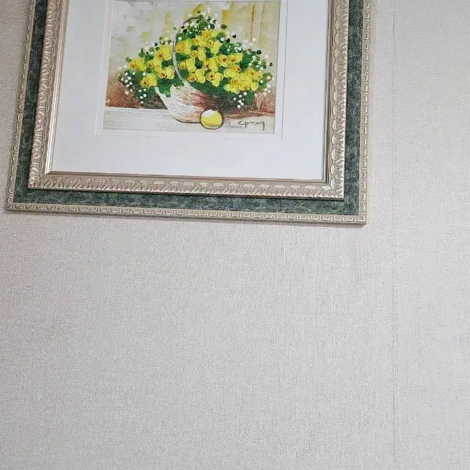 [BUNJANG] Korean Traditional Painting Frame: Pine Tree and Horse / 그림액자 한국화 그림 소나무 말