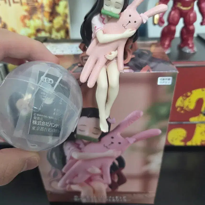 [BUNJANG] Demon Slayer Nezuko Noodle Stopper Figure Bundle / 귀멸의칼날 피규어