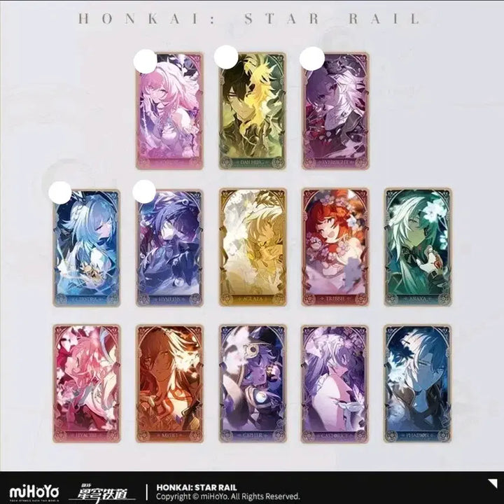[BUNJANG] Honkai: Star Rail Empyrean Heroes Series Character Cards, Charms, and Badges / 10일공구마감) 스타레일 붕스 앰포리어스 영웅기 시리즈 파이논키레네등황등