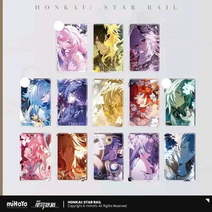[BUNJANG] Honkai: Star Rail Empyrean Heroes Series Character Cards, Charms, and Badges / 10일공구마감) 스타레일 붕스 앰포리어스 영웅기 시리즈 파이논키레네등황등