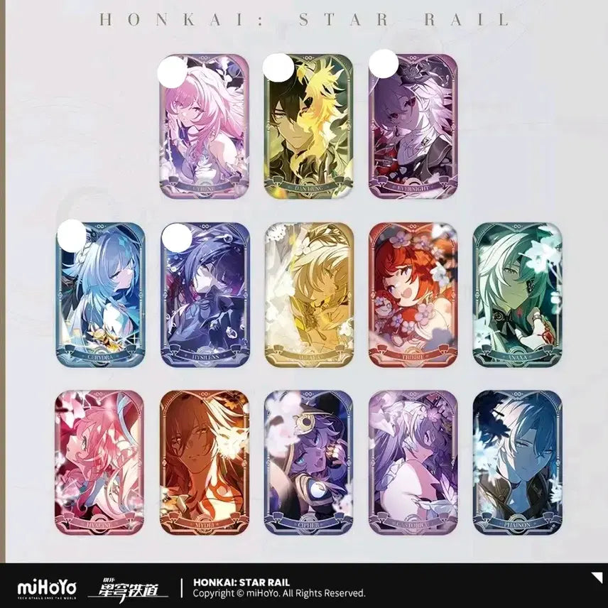 [BUNJANG] Honkai: Star Rail Empyrean Heroes Series Character Cards, Charms, and Badges / 10일공구마감) 스타레일 붕스 앰포리어스 영웅기 시리즈 파이논키레네등황등