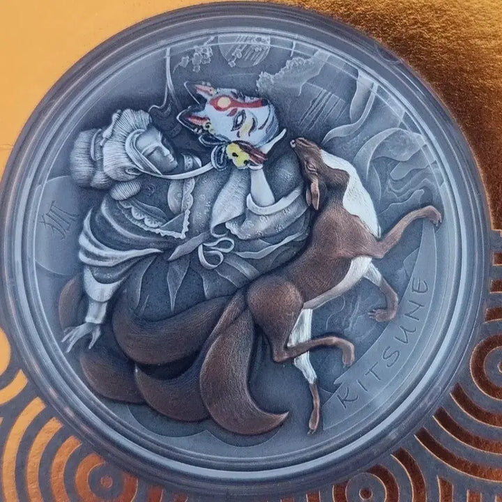 [BUNJANG] 2022 Niue Kitsune 2oz 99.9% Silver Coin / 2022 니우에 2oz 키츠네 은화 999%