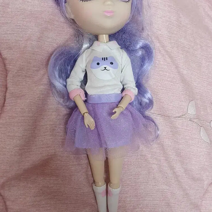 [BUNJANG] Pastel Hair Jointed Doll / 파스텔톤 헤어 관절인형