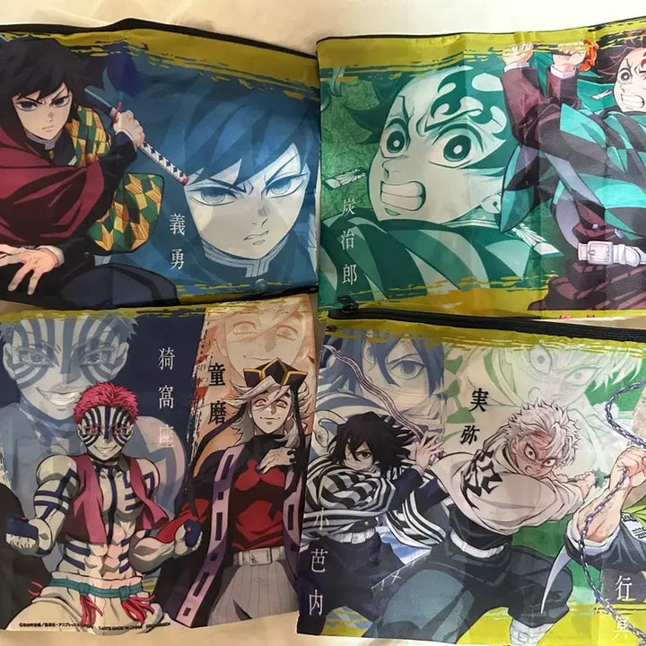 [BUNJANG] Demon Slayer Gacha Pouch Bundle Set / 귀멸의칼날 가챠 파우치 기유 탄지로 도우마 시노부 등 일괄