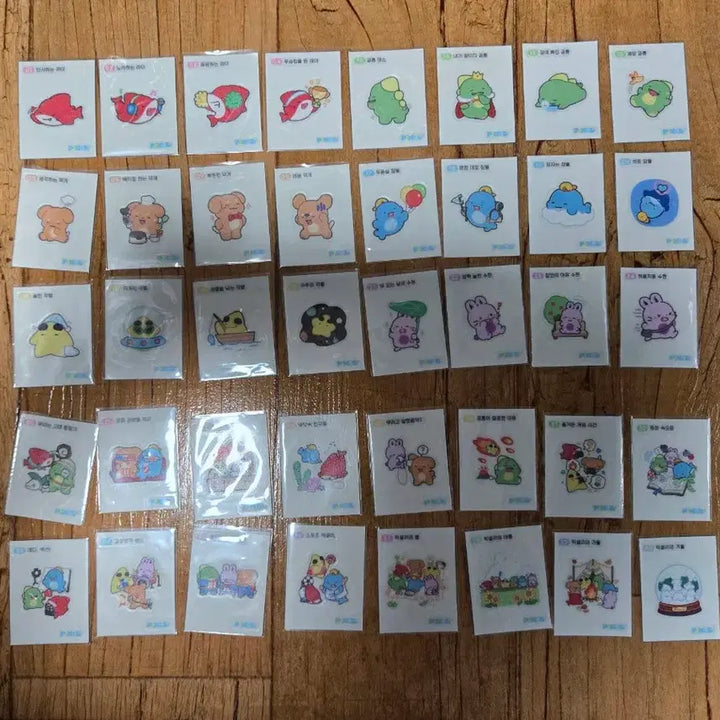 [BUNJANG] Pixelie Sticker Collection Bundle Set / 픽셀리 띠부실 "전종" 일괄 판매