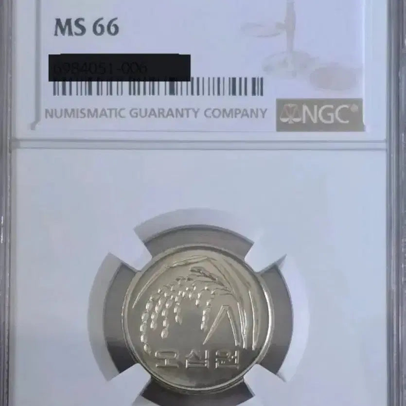 [BUNJANG] 2024 South Korean 50 Won Coin MS66 / 2024년 대한민국 50원 동전 MS66