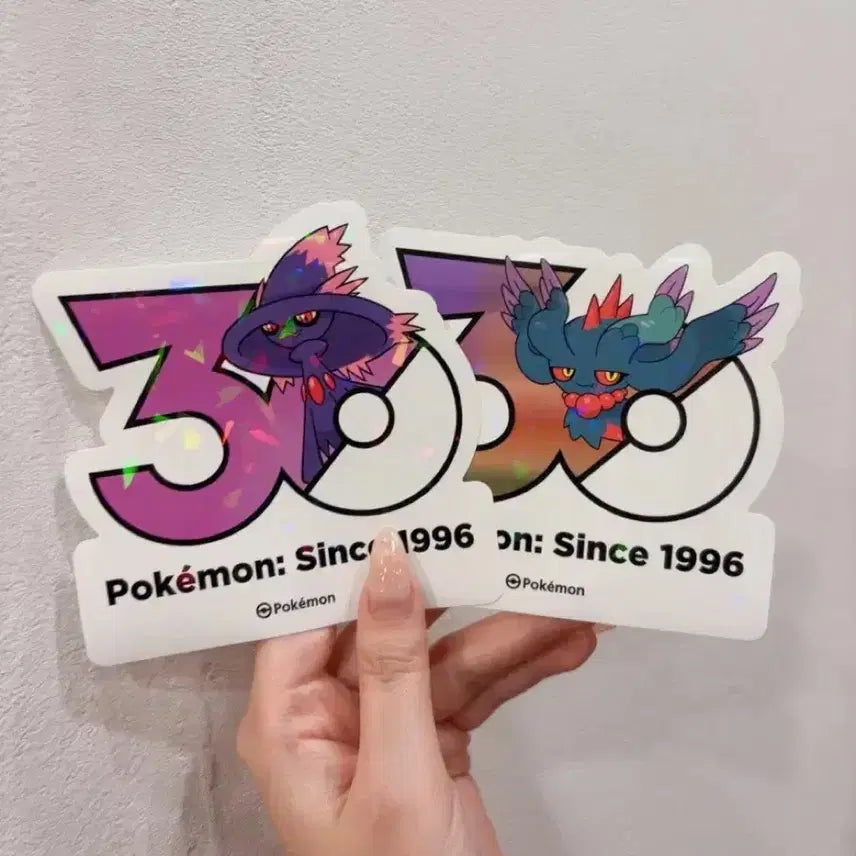 [BUNJANG] Pokemon 30th Anniversary "Flapping Wings" Sticker Set / 무우마직 날개치는머리 포켓몬 30주년 스티커