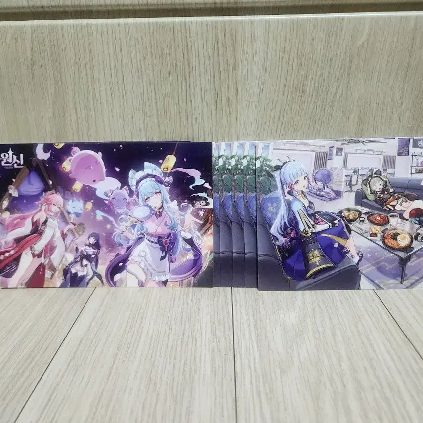 [BUNJANG] Genshin Impact PC Lounge Exclusive Postcard / 원신 pc라운지 특전 엽서