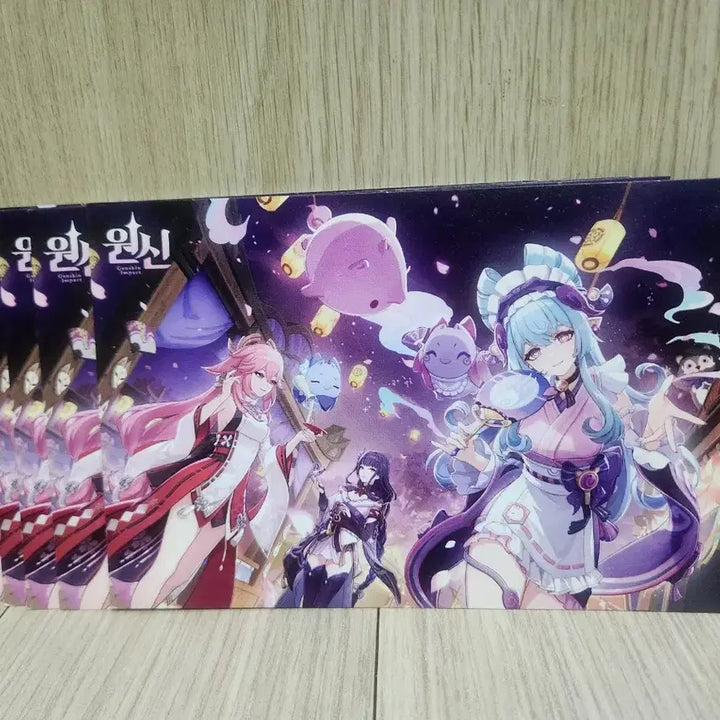 [BUNJANG] Genshin Impact PC Lounge Exclusive Postcard / 원신 pc라운지 특전 엽서
