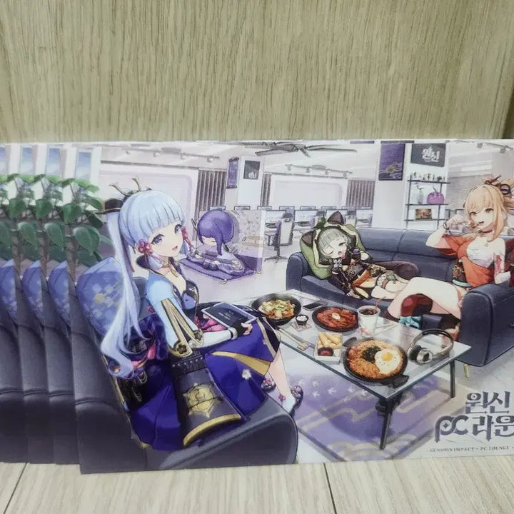 [BUNJANG] Genshin Impact PC Lounge Exclusive Postcard / 원신 pc라운지 특전 엽서