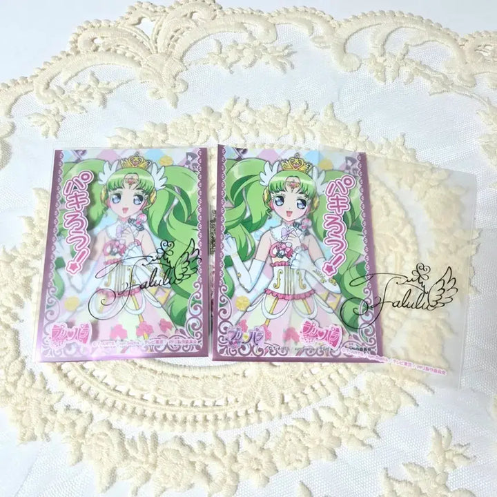 [BUNJANG] Pripara Paruru Inner Sleeve &amp; Outer Sleeve Set / 프리파라 슬리브 이중슬리브 오버슬리브 사인카드 아이프리 파루루 굿즈
