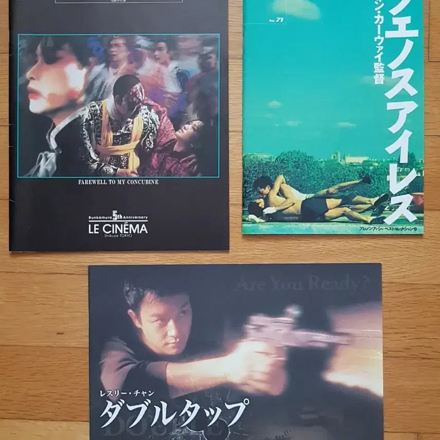 [BUNJANG] Leslie Cheung Movie Pamphlets Bundle Set: Happy Together, Farewell My Concubine, Days of Being Wild, Chungking Express / 장국영 영화 일본 팜플렛 해피투게더 패왕별희 창왕스피드4초 팜플렛