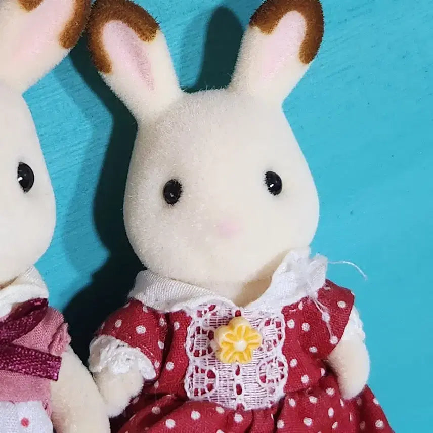[BUNJANG] Sylvanian Families Old Chocolate Rabbit Mother and Daughter Set / 실바니안 패밀리 올드 초콜릿 토끼