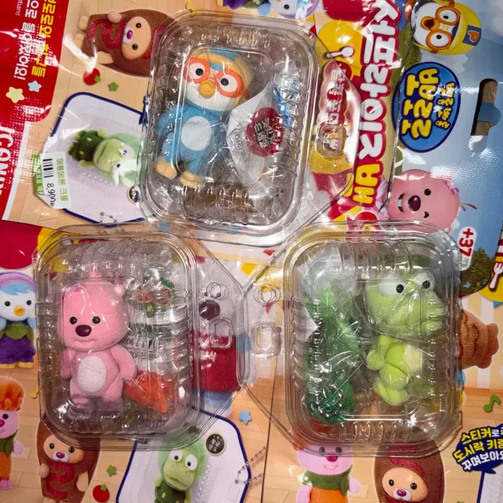 [BUNJANG] Pororo Surprise Bag 2 Sweet Food Random Figure / 뽀롱뽀롱 뽀로로 서프라이즈백2 달콤푸드 1개 랜덤 피규어 루피 일괄