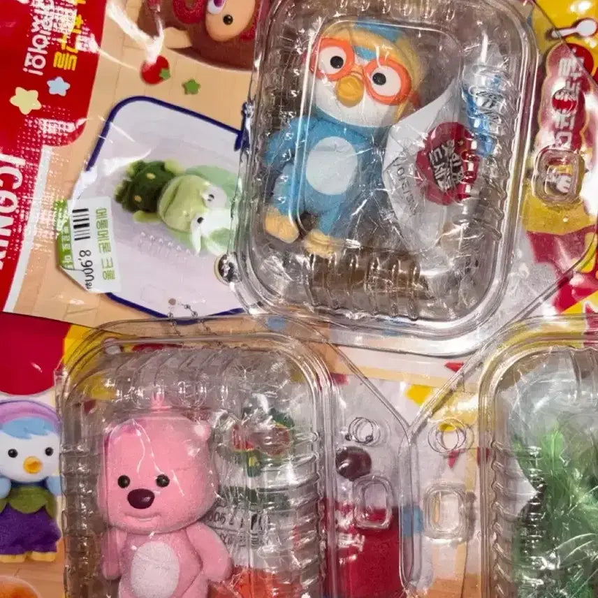 [BUNJANG] Pororo Surprise Bag 2 Sweet Food Random Figure / 뽀롱뽀롱 뽀로로 서프라이즈백2 달콤푸드 1개 랜덤 피규어 루피 일괄